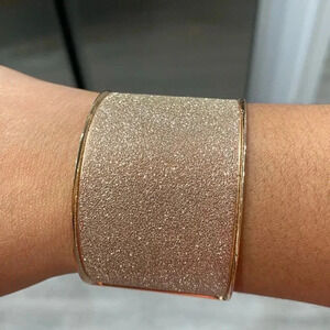 💖Beautiful RoseGold Sparkle Cuff Fashion Jewelry